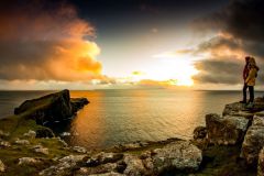 #Neist Point # Isle of Skye #sunset #Nature #Scotland #sea