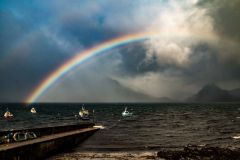 #Elgol # Isle of Skye #rainbow #Regenbogen #Nature #Scotland #sea